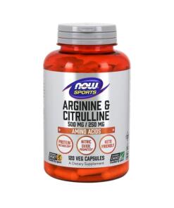 NOW Foods - Arginine & Citrulline - 120 vegetarische capsules