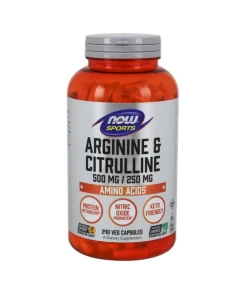 NOW Foods - Arginine & Citrulline - 240 veganistische capsules