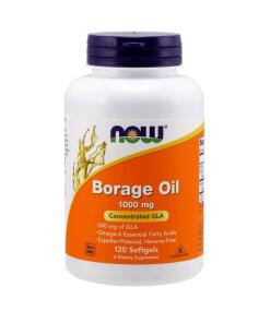 Huile de bourrache, 1000mg - 120 softgels