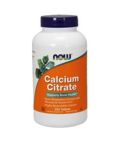 NOW Foods - Calciumcitraat met Mineralen en Vitamine D - 250 Tabletten