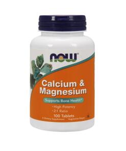 NOW Foods - Calcium en Magnesium - 100 Tabletten
