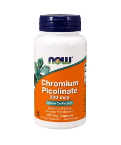 Picolinate de chrome, 200mcg - 100 vcaps