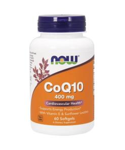 CoQ10 avec Lécithine et Vitamine E, 400mg - 60 softgels