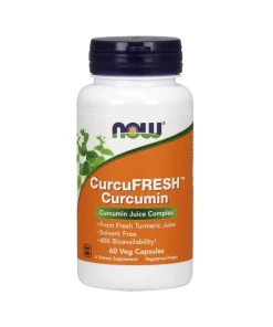 NOW Foods - CurcuFRESH Curcumine, Capsules - 60 stuks