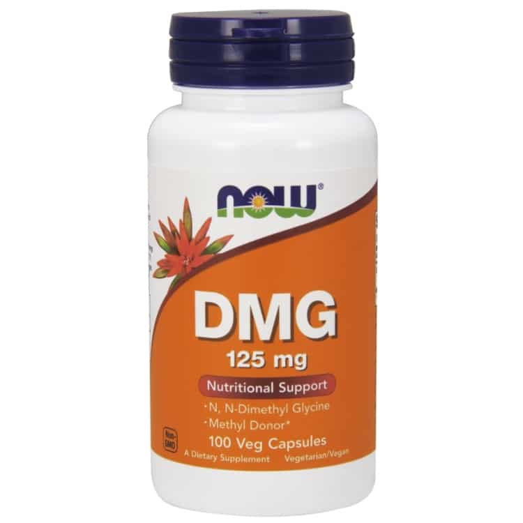 NOW Foods - Dimethylglycine (DMG), 125 mg - 100 capsules