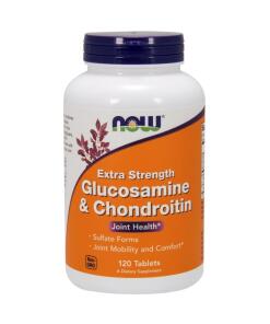 NOW Foods - Glucosamine & Chondroïtine Extra Sterkte - 120 tabletten