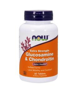 NOW Foods - Glucosamine & Chondroïtine Extra Sterkte - 60 tabletten