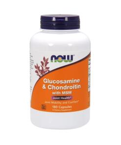 NOW Foods - Glucosamine & Chondroïtine met MSM - 180 capsules
