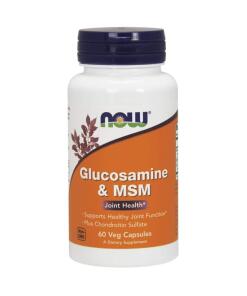 NOW Foods - Glucosamine & MSM - 60 capsules