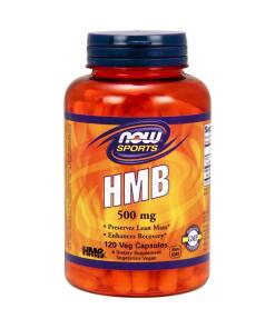 NOW Foods - HMB, 500 mg - 120 vegetarische capsules