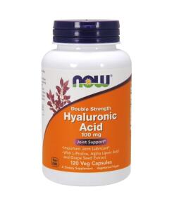 NOW Foods - Hyaluronzuur, Dubbele Sterkte 100 mg - 120 Capsules