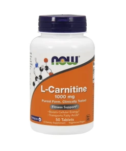 NOW Foods - L-Carnitine, 1000 mg - 50 tabletten
