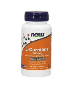 NOW Foods - L-Carnitine, 500 mg - 60 capsules