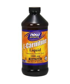NOW Foods - L-Carnitine Vloeistof, 1000 mg Tropische Punch - 473 ml