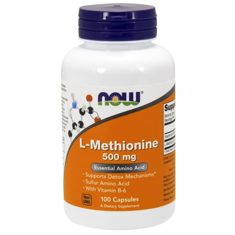 NOW Foods - L-Methionine, 500 mg - 100 capsules