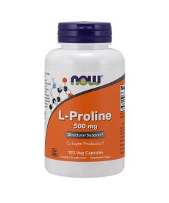 NOW Foods - L-Proline, 500 mg - 120 veganistische capsules