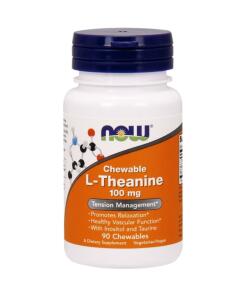 L-Théanine avec Inositol et Taurine, 100mg - 90 chewables