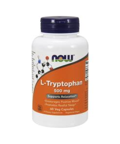NOW Foods - L-Tryptofaan, 500 mg - 60 capsules