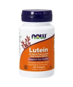NOW Foods - Luteïne 10 mg - 60 Zachte Capsules
