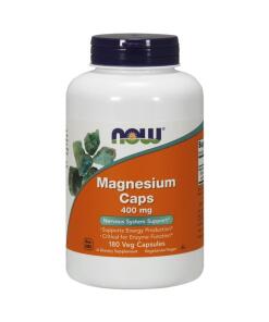 NOW Foods - Magnesium, 400 mg - 180 capsules