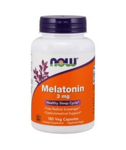 NOW Foods - Melatonine, 3 mg - 180 capsules