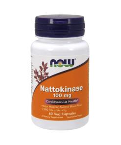 NOW Foods - Nattokinase, 100 mg - 60 vegetarische capsules