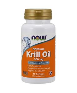 NOW Foods - Krillolie 500 mg - 60 Zachte Capsules
