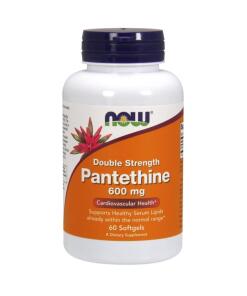 NOW Foods - Pantethine, 600 mg Dubbele Sterkte - 60 Softgels