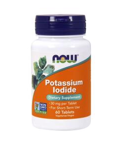 NOW Foods - Kaliumjodide, 30 mg - 60 tabletten