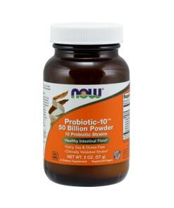 NOW Foods - Probiotic-10, 50 miljard CFU poeder - 57 g
