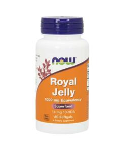 NOW Foods - Koninklijke Jelly, 1000 mg Equivalent - 60 Zachte Capsules