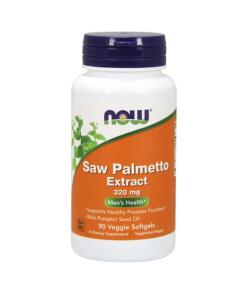 Extrait de palmier nain avec huile de pépins de courge, 320mg - 90 gélules végétales