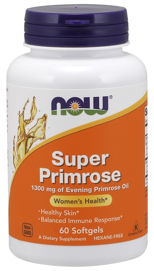 NOW Foods - Super Avondprimrose, 1300 mg - 60 Zachte Capsules - Afbeelding 3