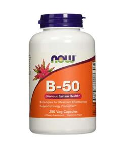 NOW Foods - Vitamine B50 - 250 capsules