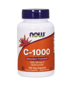 NOW Foods - Vitamine C-1000 met 100 mg Bioflavonoïden - 100 Capsules