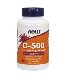 NOW Foods - Vitamine C-500 Calciumascorbaat-C - 100 capsules
