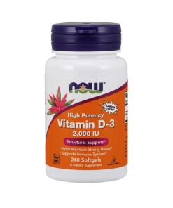 Vitamine D-3, 2000 UI - 240 softgels