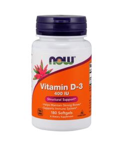 Vitamine D-3, 400 UI - 180 softgels