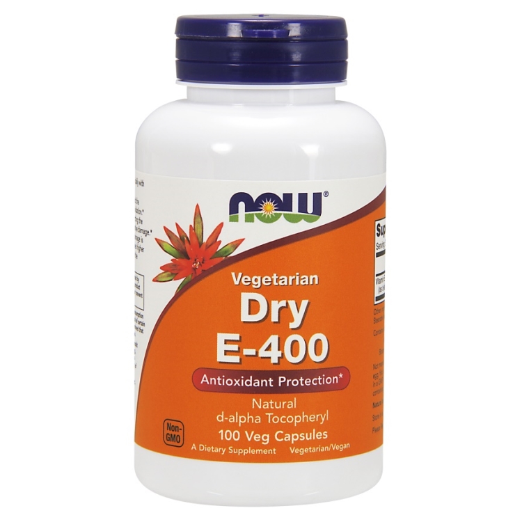 Vitamine E-400 sèche, végétarienne - 100 vcaps – Image 2