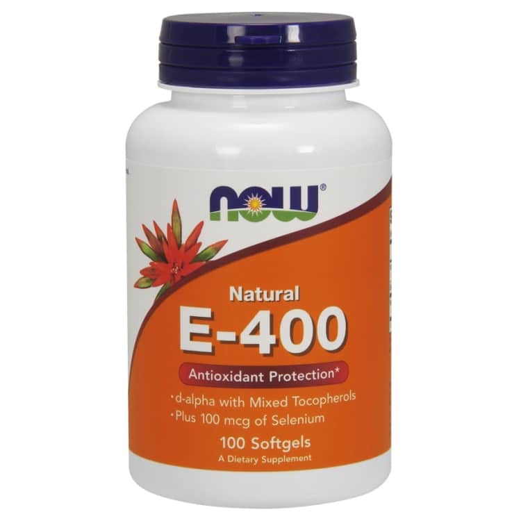 NOW Foods - Vitamine E 400 IE met Selenium - 100 Zachte Capsules