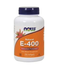 Vitamine E-400 - Naturelle (Tocophérols mixtes) - 250 softgels