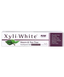 NOW Foods - XyliWhite, Tandpasta Gel met Neem & Tea Tree - 181 g