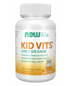 NOW Foods - Kid Vits, Juicy Orange - 120 chewables
