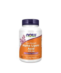 Now Foods - Acide Alpha-Lipoïque, Extra Fort 600 mg (120 Capsules Végétales)