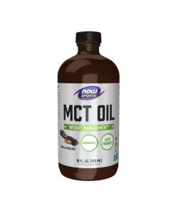 NOW Foods - Huile MCT (473 ml, Vanille Noisette)