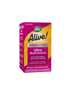 Natures Way Alive!® Multivitamines Ultra pour Femmes de 50 ans et plus (60 comprimés)