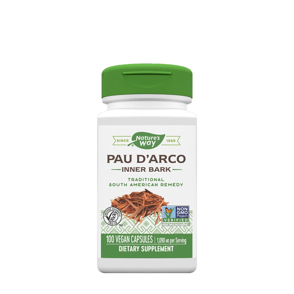Nature's Way - Pau d'Arco Binnenbast (180 Capsules)