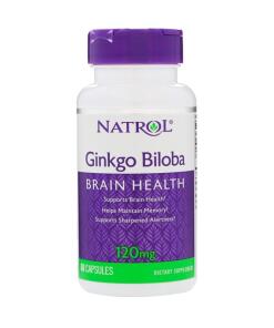 Natrol - Ginkgo Biloba, 120 mg - 60 capsules