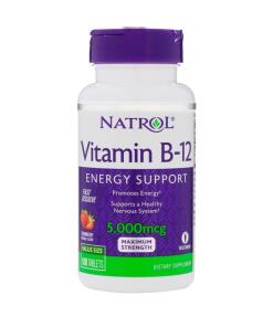 Natrol - Vitamine B-12 Sneloplosbare Tabletten, 5000 mcg - 100 stuks
