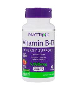 Vitamine B-12 à dissolution rapide, 5000mcg - 100 comprimés